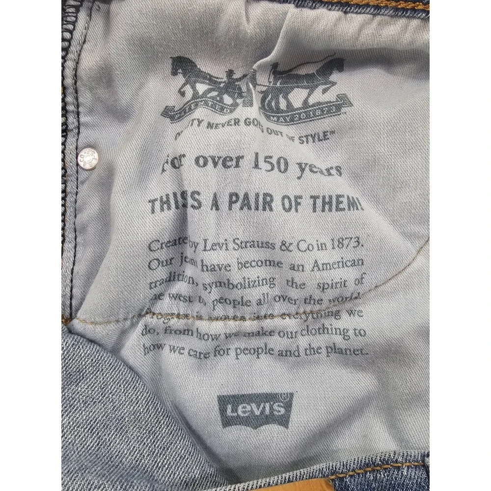 Levi's‎ 505 Mens 36x30 Denim Blue Jeans Regular Fit Straight Comfort Medium Wash